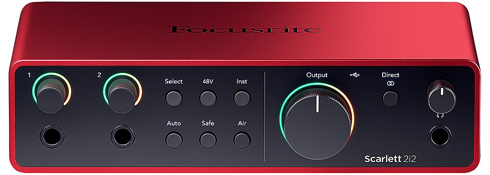 Focusrite Scarlett 2i2 Gen 4 Audio Interface