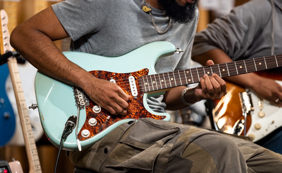 Freaky Rob's Fender Custom Shop Stratocaster in Daphne Blue