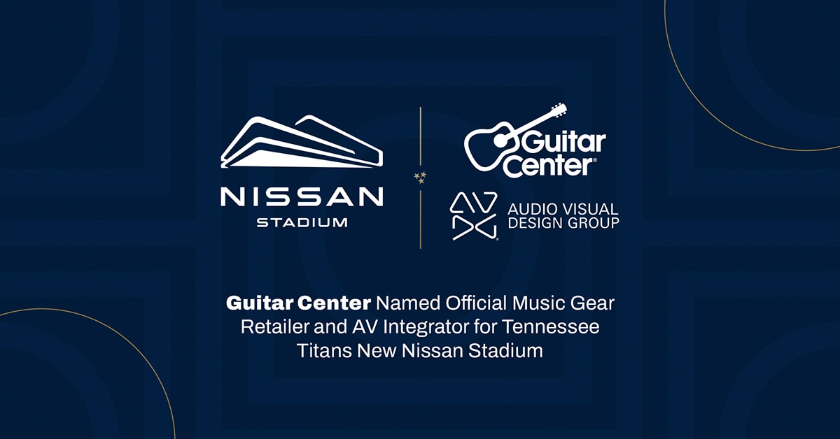 Guitar Center Partners With Tennessee Titans and Nissan Stadium in Music City