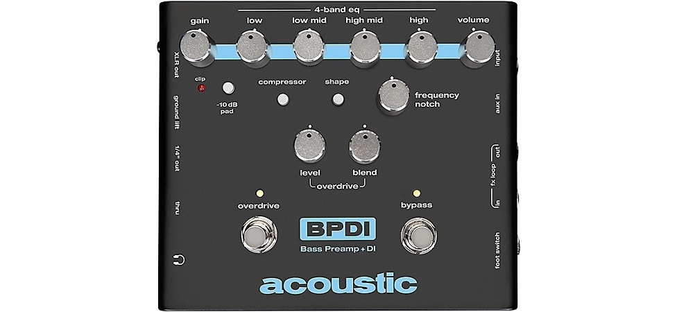 Acoustic BPDI Bass Preamp and DI