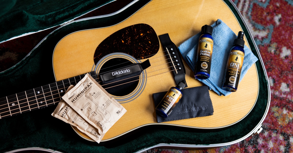 Five Easy Steps to Care for Your Acoustic Guitar