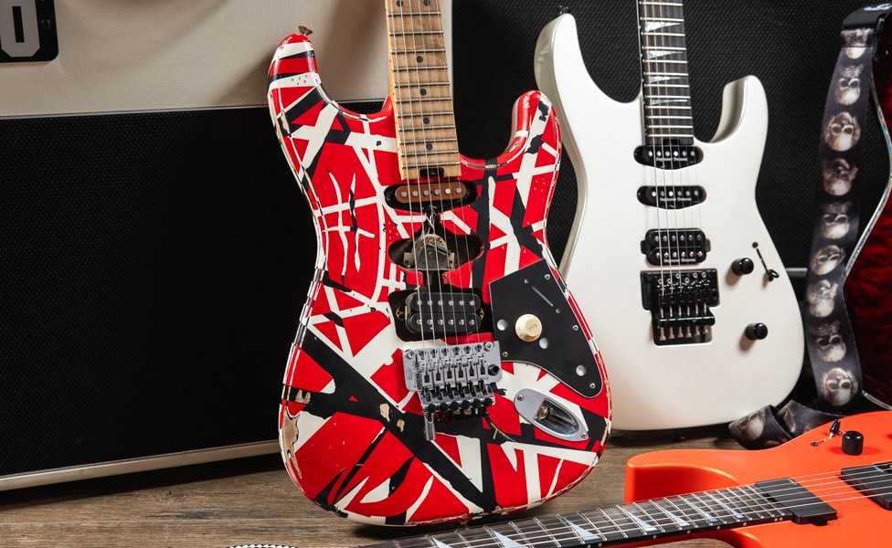 EVH Striped Series Frankie Electric Guitar