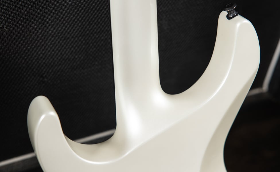 A closer look at a Jackson American Series Soloist SL3's body contouring