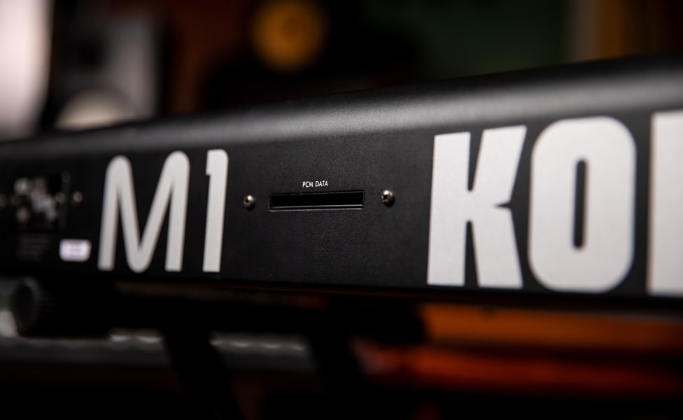 Korg M1's PCM Card Slot