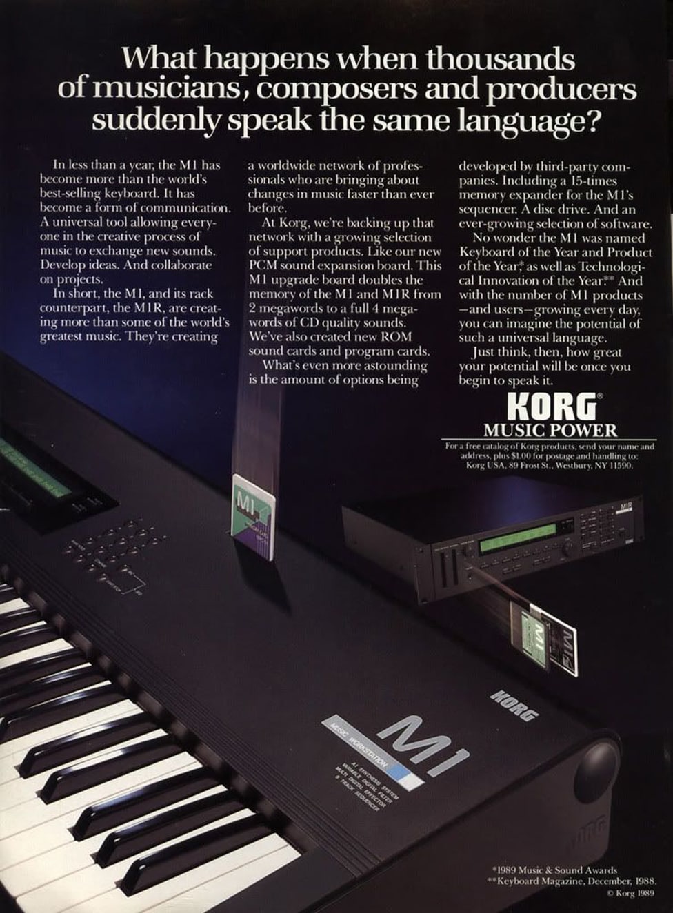 Korg M1 Vintage Ad