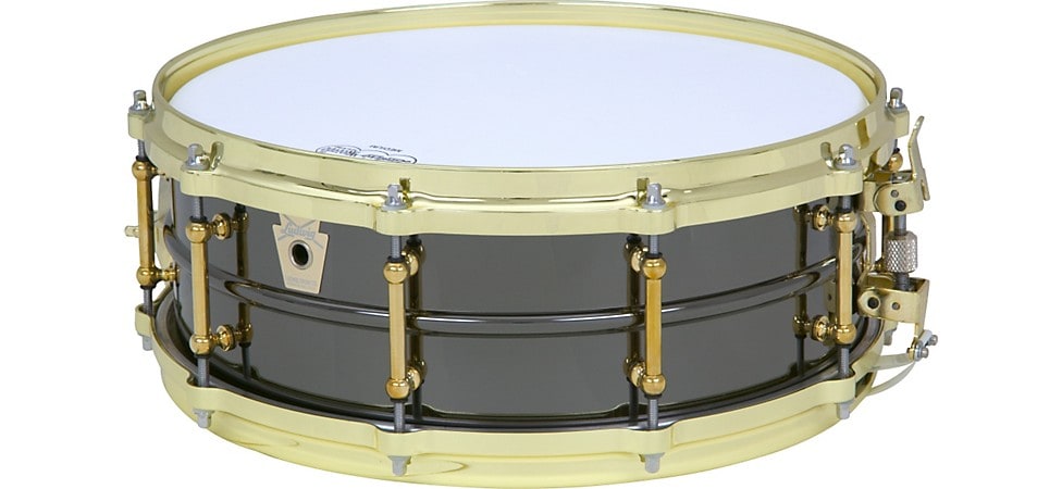 Ludwig Black Beauty Brass on Brass Snare Drum Brass 14 x 5 in.