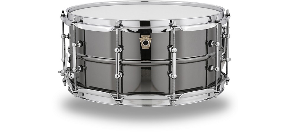 Ludwig Black Beauty Snare Drum With Tube Lugs 14 x 6.5 in.