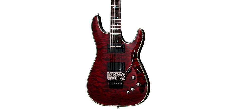 Schecter Guitar Research Hellraiser C-1 With Floyd Rose and Sustainiac Electric Guitar