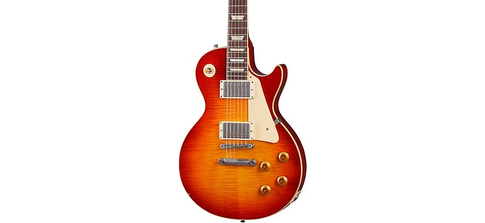 Gibson Custom Murphy Lab 1959 Les Paul Standard Reissue Light Aged Electric Guitar Cherry Teaburst