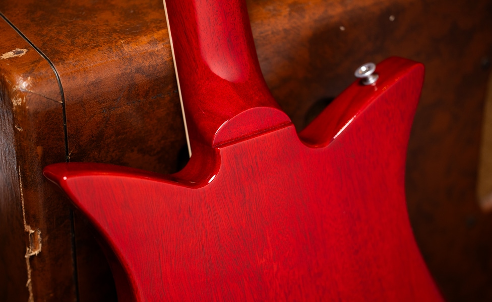 Rear View of Gibson Theodore Standard at the Neck Joint