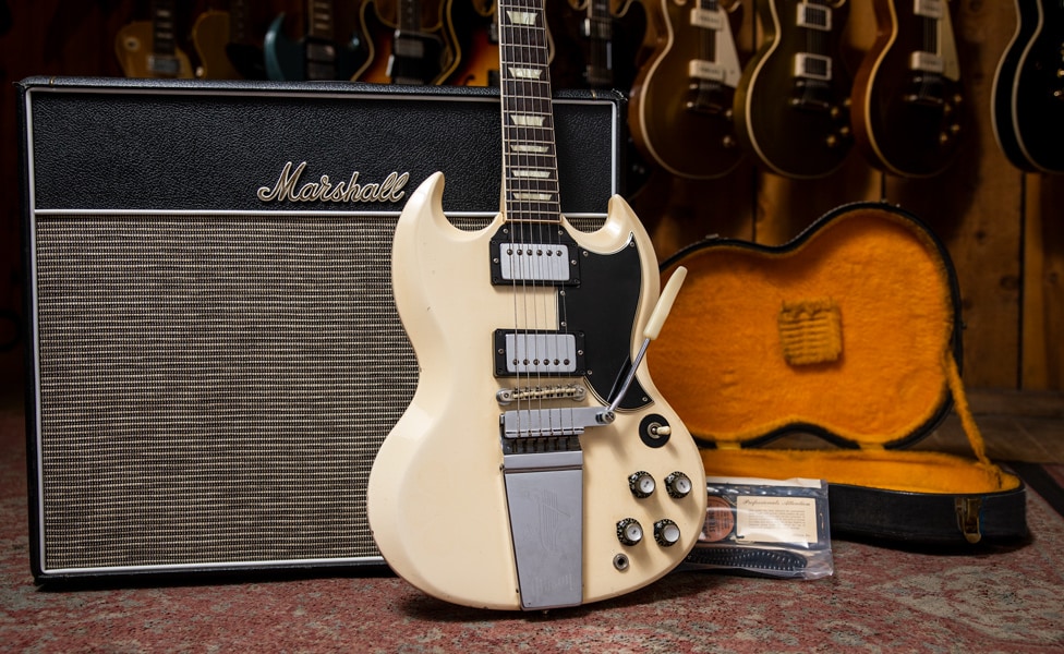 1965 Gibson SG Standard in Polaris White