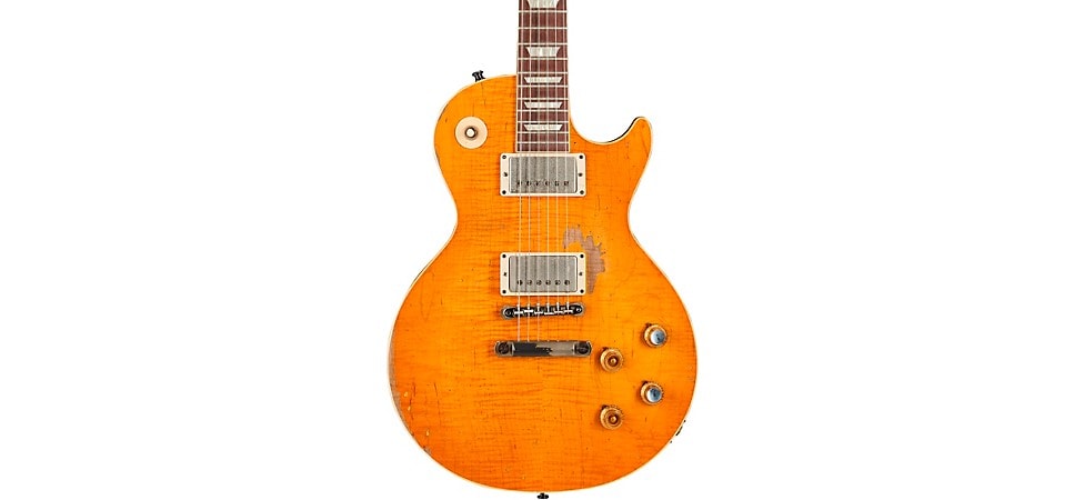 Gibson Custom Murphy Lab Kirk Hammett "Greeny" 1959 Les Paul Standard Electric Guitar in Greeny Burst