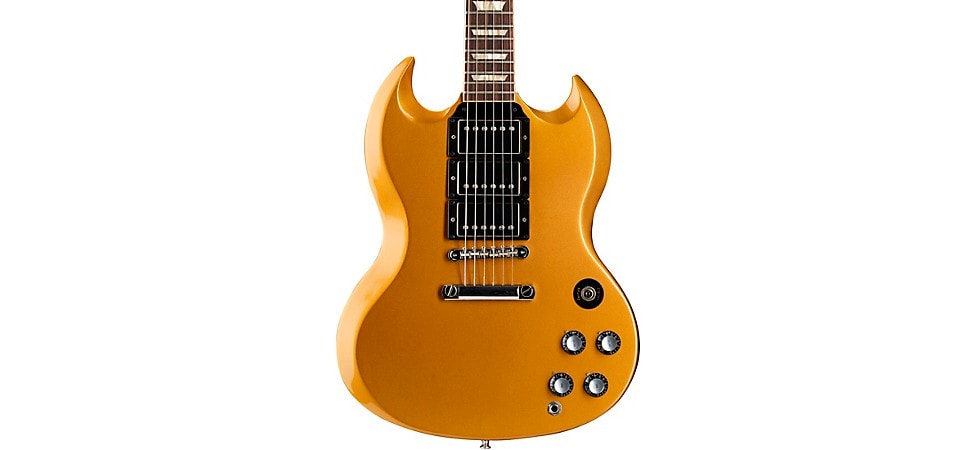 Gibson Custom SG Standard Fat Neck 3-Pickup in Double Gold