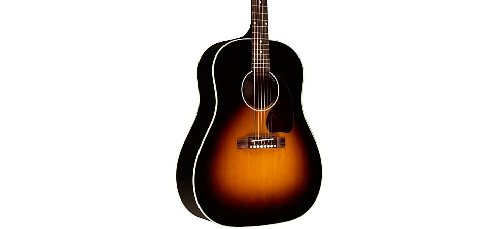 Gibson J-45 Standard Acoustic-Electric Guitar in Vintage Sunburst