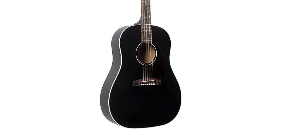 Gibson J-45 Studio Acoustic-Electric Guitar Ebony