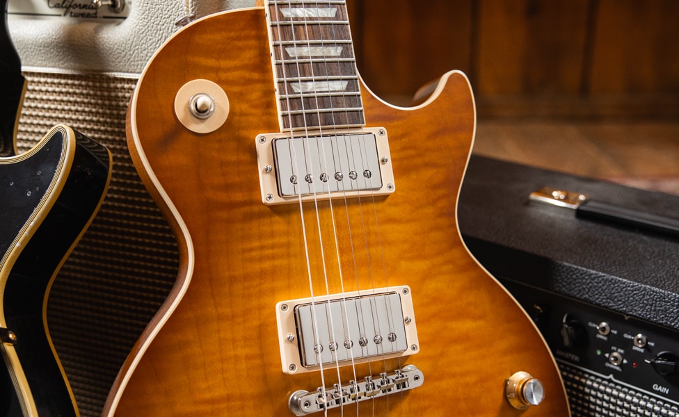 Gibson Kirk Hammett "Greeny" Les Paul Standard in Greeny Burst