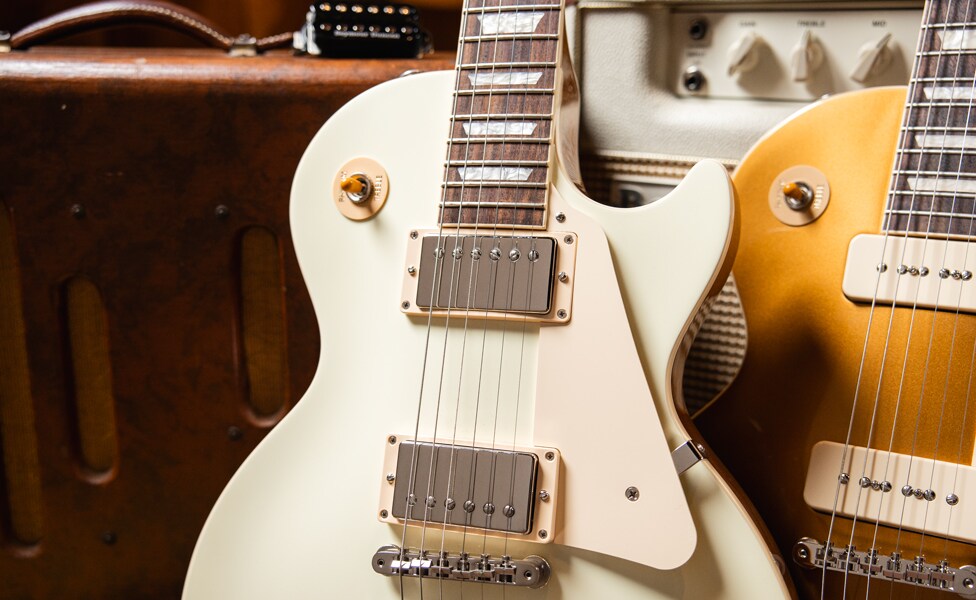 Gibson Les Paul Standard '60s Plain top in Classic White