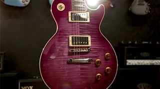 Josh Smith Demos Gibson Custom Les Paul Custom Pro Purple Edge