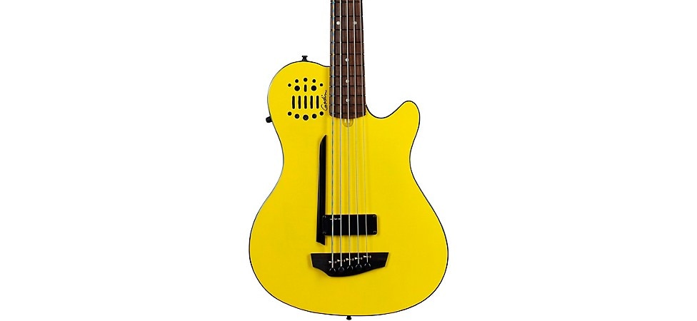 Godin A5 Robert Trujillo Limited-Edition 5-String Bass in M72 Yellow
