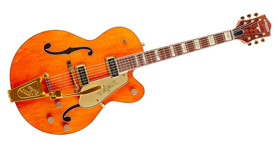 Gretsch Guitars Custom Shop 6120 DSW '55 Relic Electric Guitar Orange