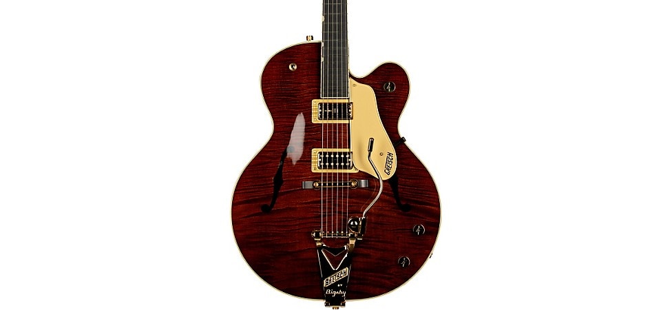 Gretsch Guitars G6122T-59 Vintage Select Edition '59 Chet Atkins Country Gentleman Hollowbody Electric Guitar with Bigsby in Walnut Stain