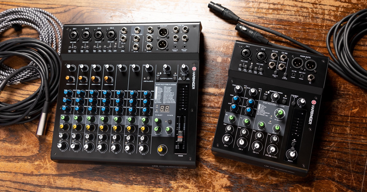 From Stage to Studio | Harbinger Introduces LX8 and LX12 Mixers