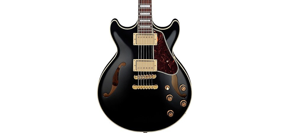 Ibanez Artcore AM73G Semi-Hollow Electric Guitar in Black