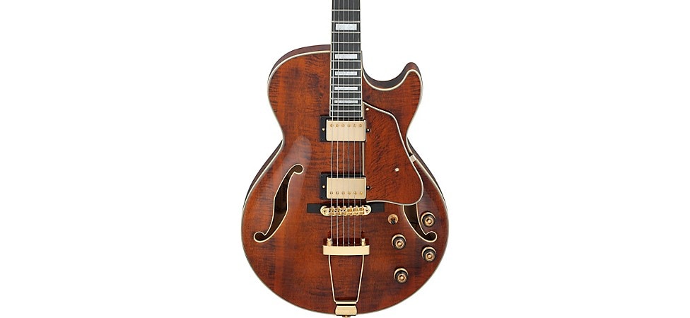 Ibanez Artcore Expressionist AG95MG Hollowbody in Dark Amber