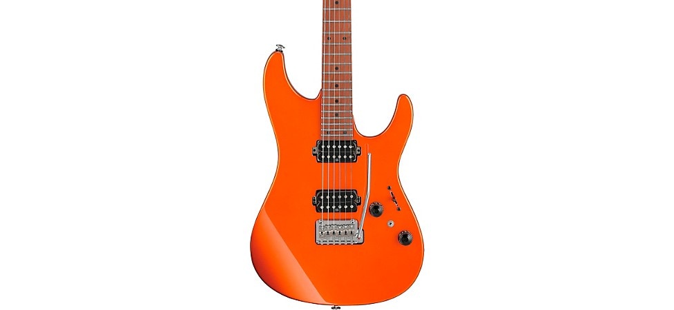 Ibanez AZ Prestige AZ2402 in Roadster Orange Metallic