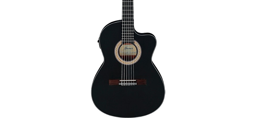 Ibanez GA5MHTCE Classical Acoustic Guitar Weathered Black