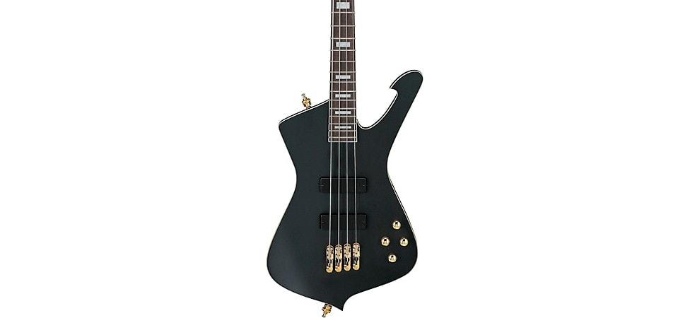 Ibanez ICB620 Iceman Electric Bass Guitar in Black Flat