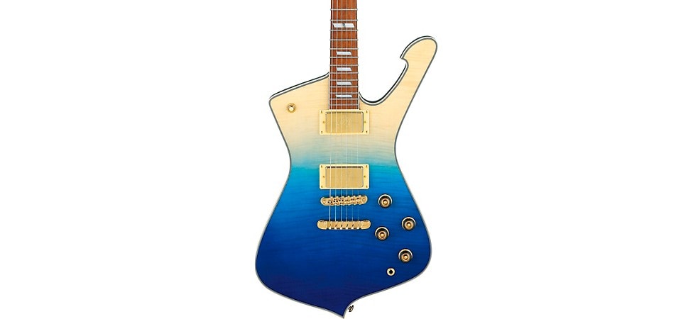 Ibanez Iceman IC420FM in Transparent Blue Gradation