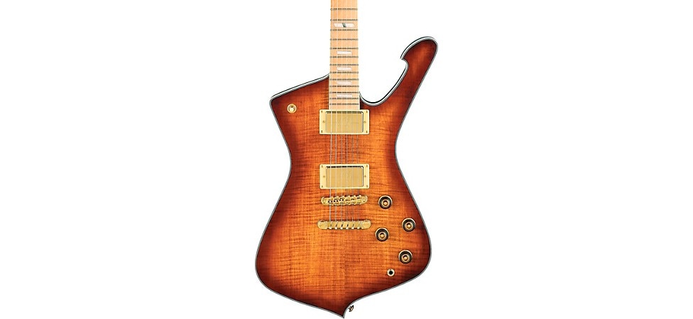 Ibanez Iceman IC420MFM in Caramel Burst