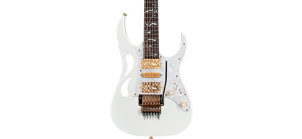 Ibanez PIA3761 Steve Vai Signature Electric Guitar in Stallion White