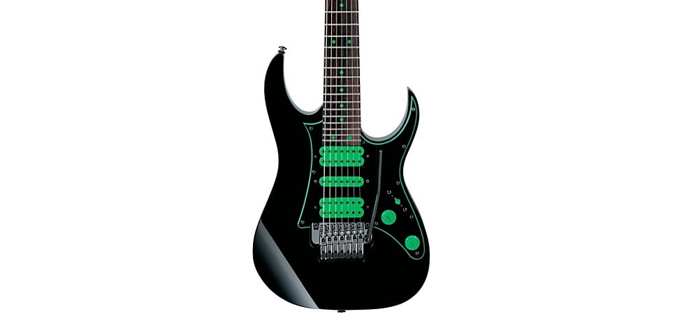 Ibanez Premium Steve Vai Universe 7-String Electric Guitar in Black