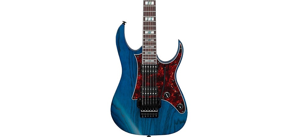Ibanez Prestige RG653DX in Transparent Deep Blue Flat