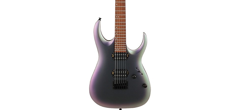 Ibanez RGA42EX Standard Electric Guitar in Black Aurora Burst Matte