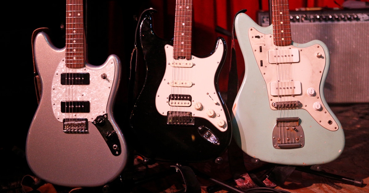 Rebecca Lovell's Touring Guitars'