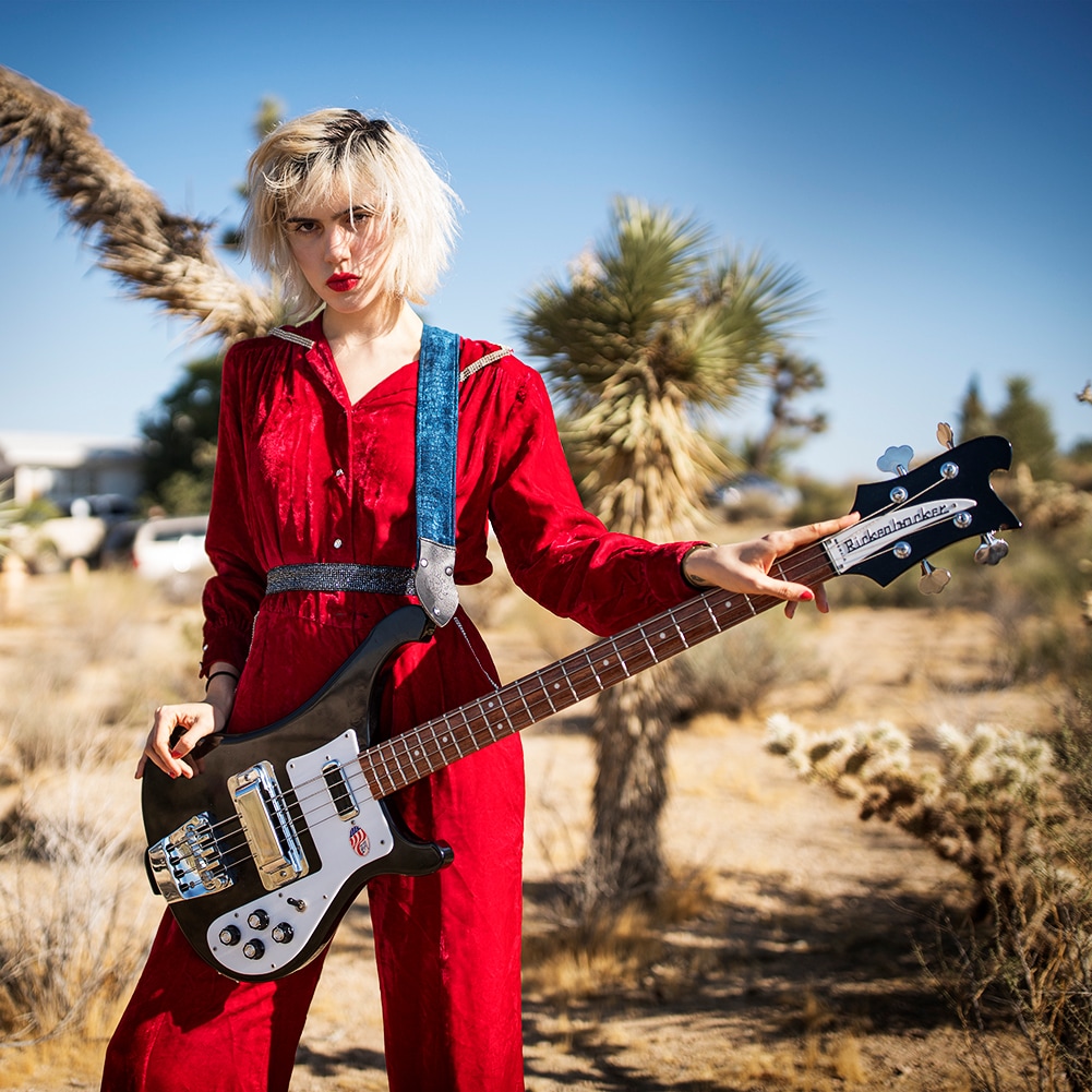 Julia Cumming of Sunflower Bean at Desert Daze