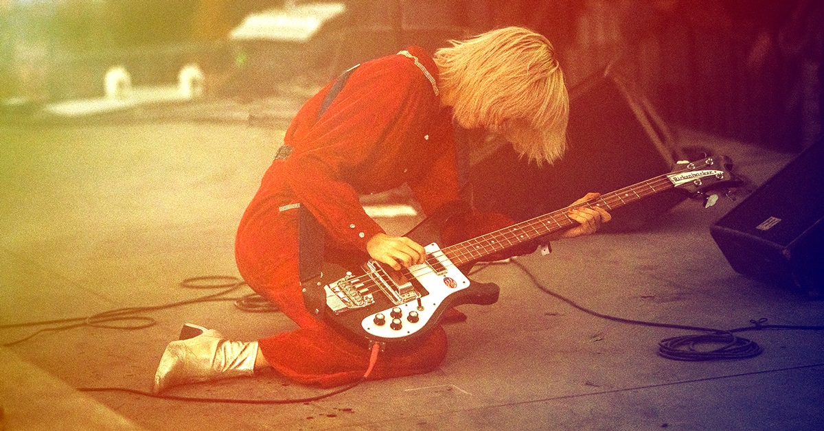 Julia Cumming of Sunflower Bean at Desert Daze