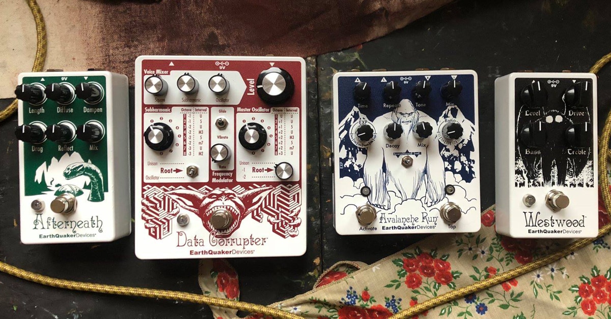 EarthQuaker Devices Monster Pedal Group Shot