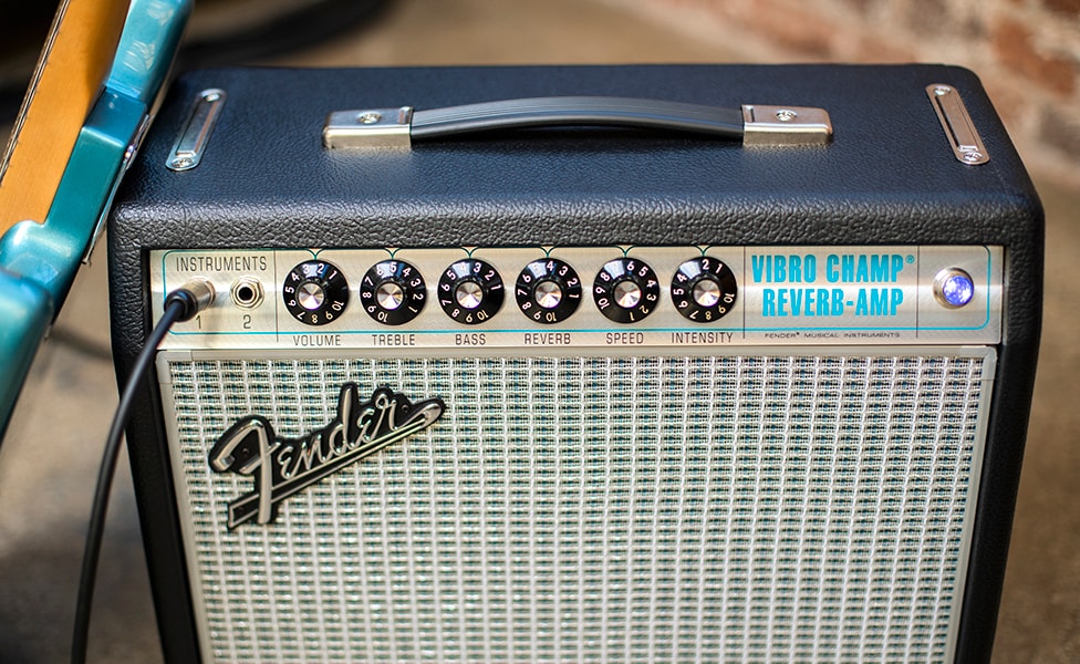 Fender 68 Custom Vibro Champ Reverb Panel