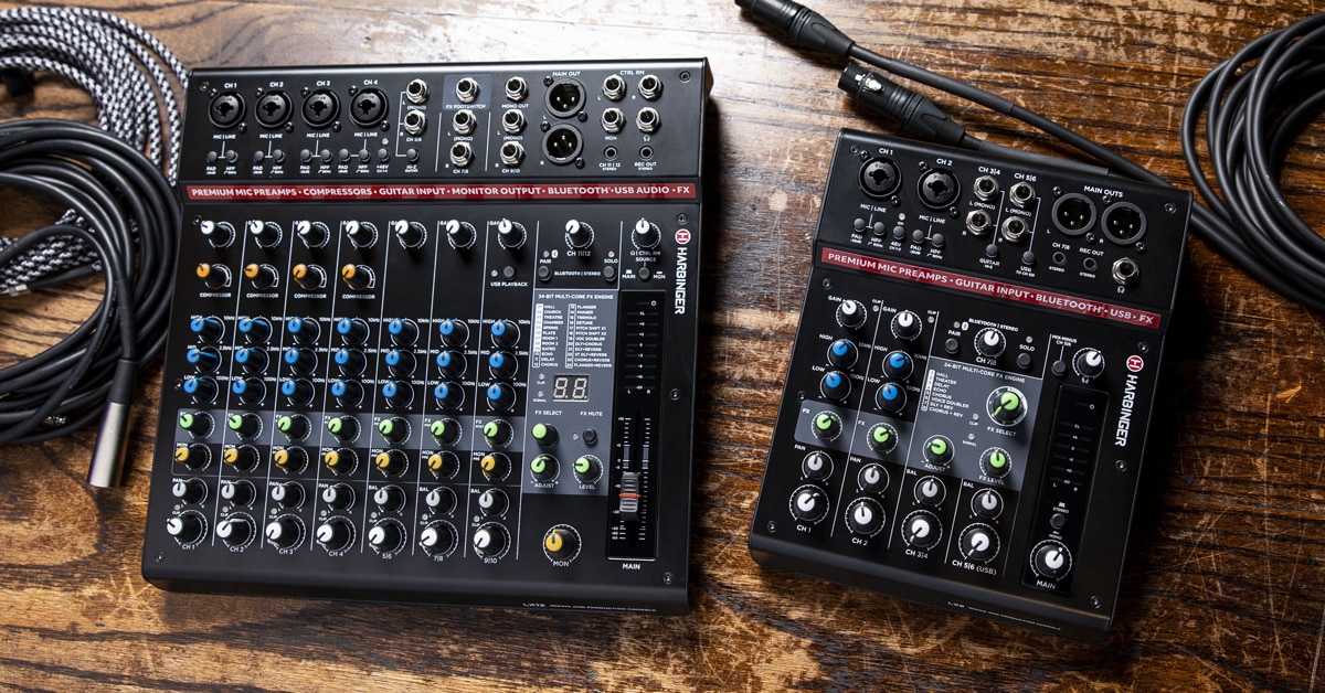 From Stage to Studio | Harbinger Introduces LX8 and LX12 Mixers