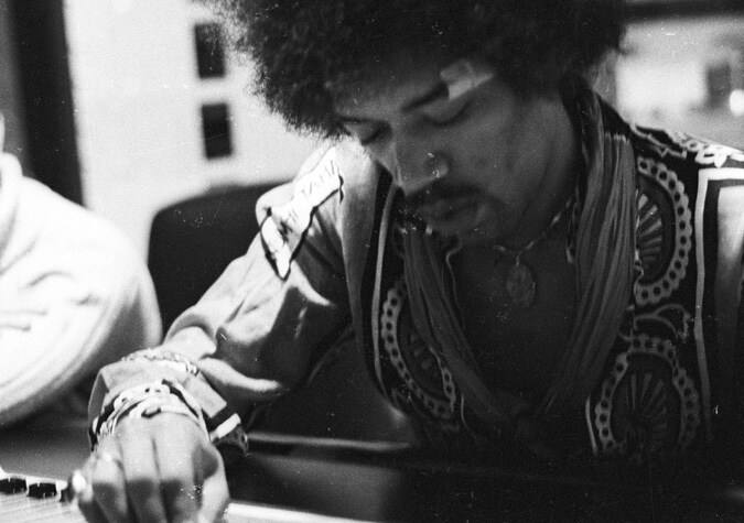 Jimi Hendrix In The Recording Studio