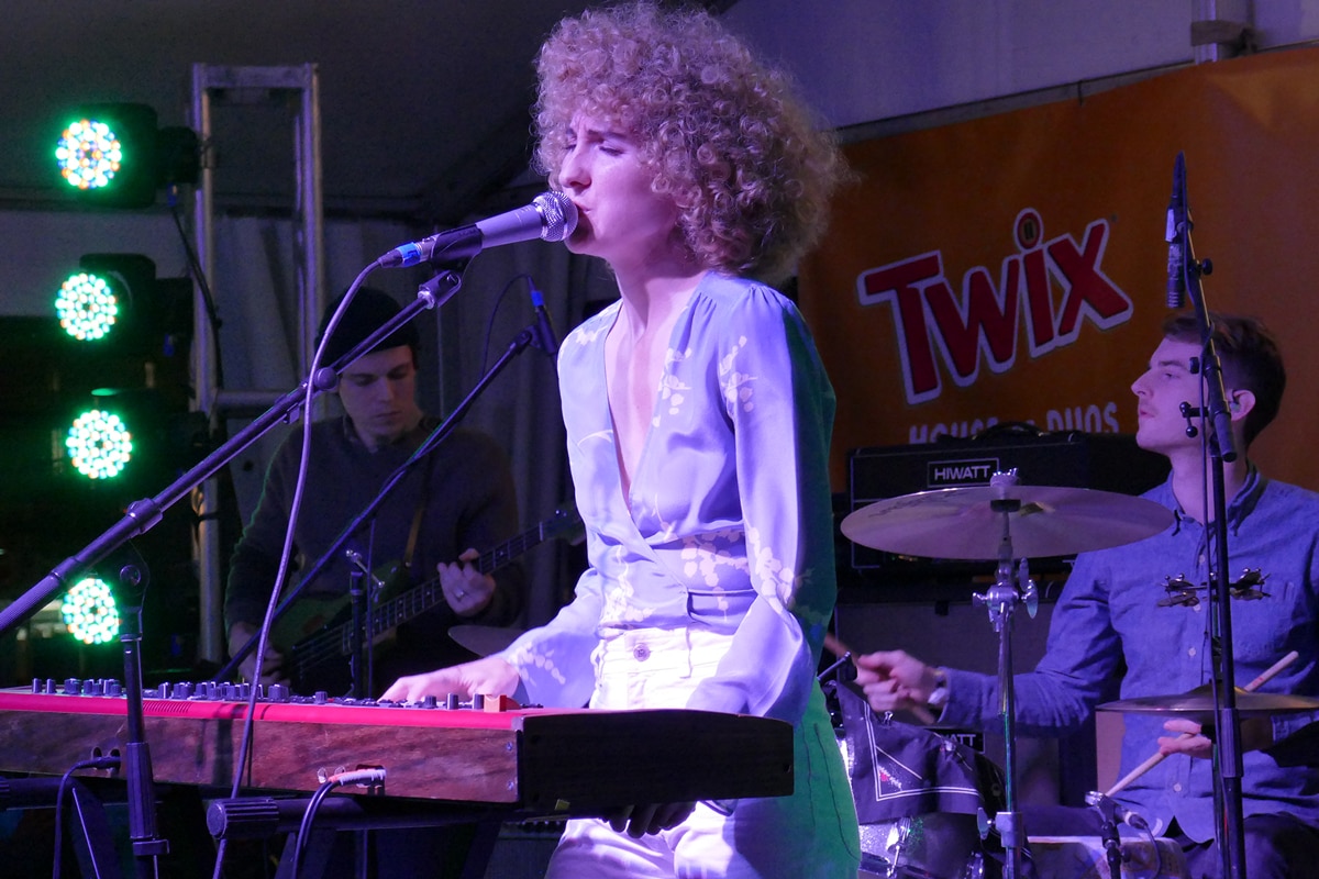 Alaina of Tennis playing live at SXSW