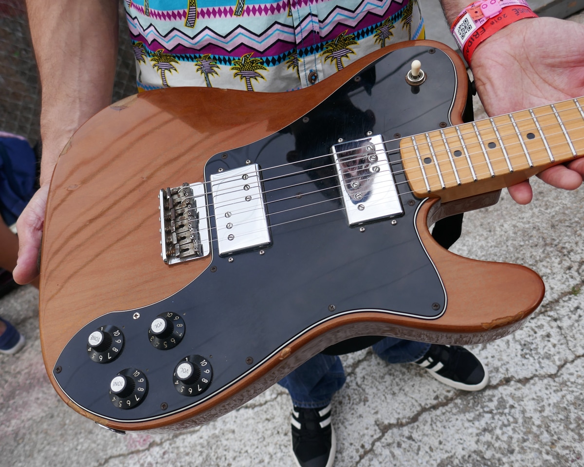 Danny of Tank and the Bangas' '72 Telecaster Deluxe Reissue Guitar