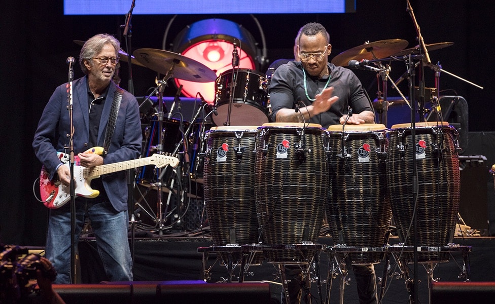 Pedrito Martinez Live at Crossroads Guitar Festival 2019 with Eric Clapton