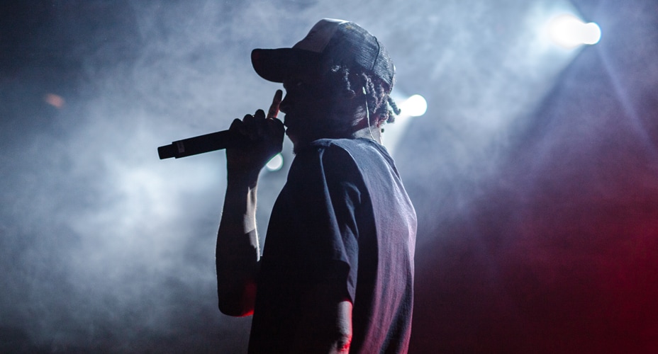 Saba performing live, photo by Cam "Contact" Robert