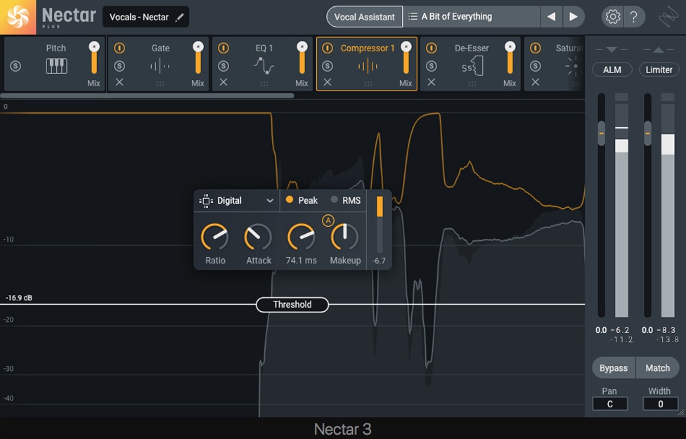 Izotope Nectar 3 Plus Compressor Module