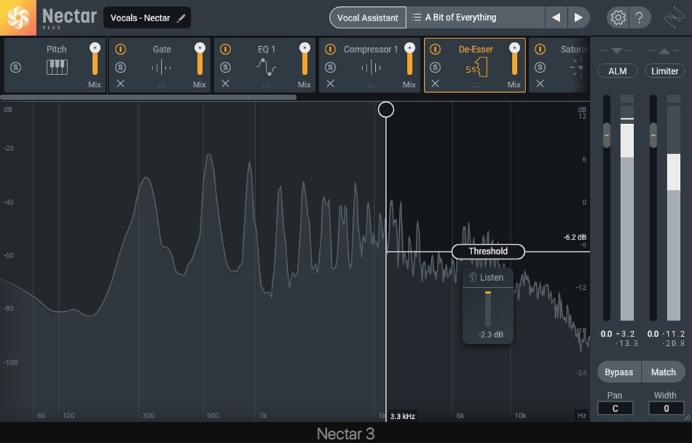 Izotope Nectar 3 Plus De-Esser Module